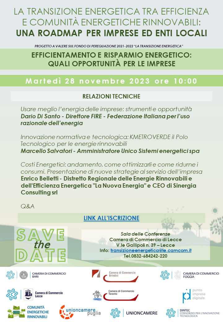 Oocandina seminario 28 novembre cciaa lecce