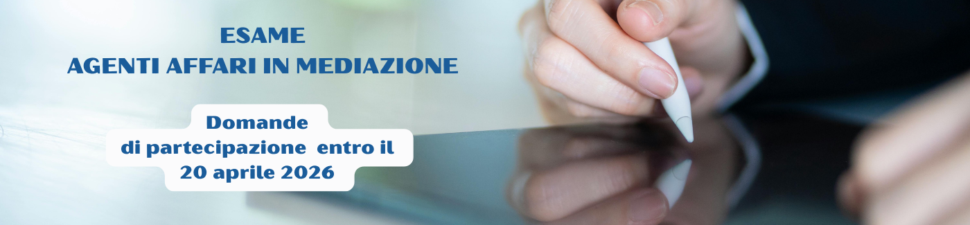 Immagine esami agenti affari in mediazione
